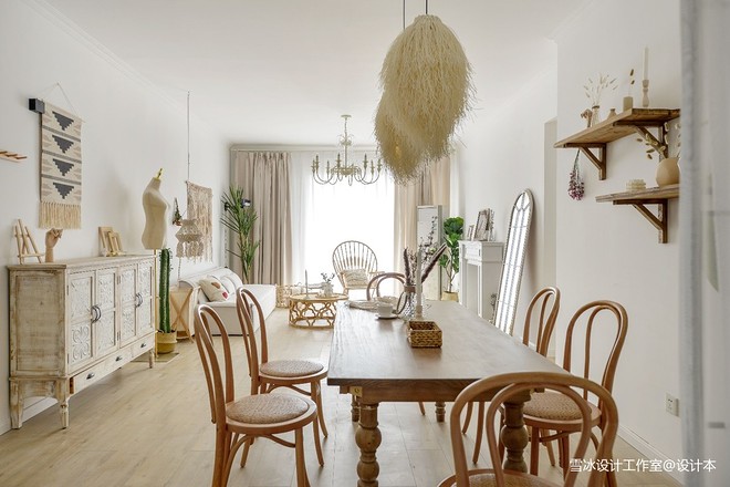 15万元酒店空间120平米装修案例（米色摩洛哥民宿）-17