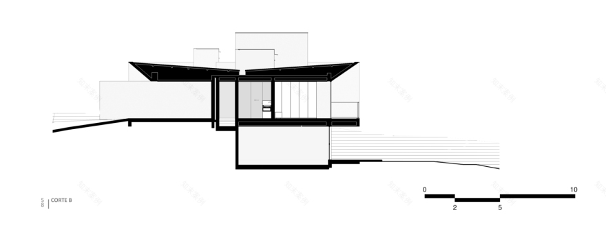 巴西 Cora House 的陡坡长廊建筑-53