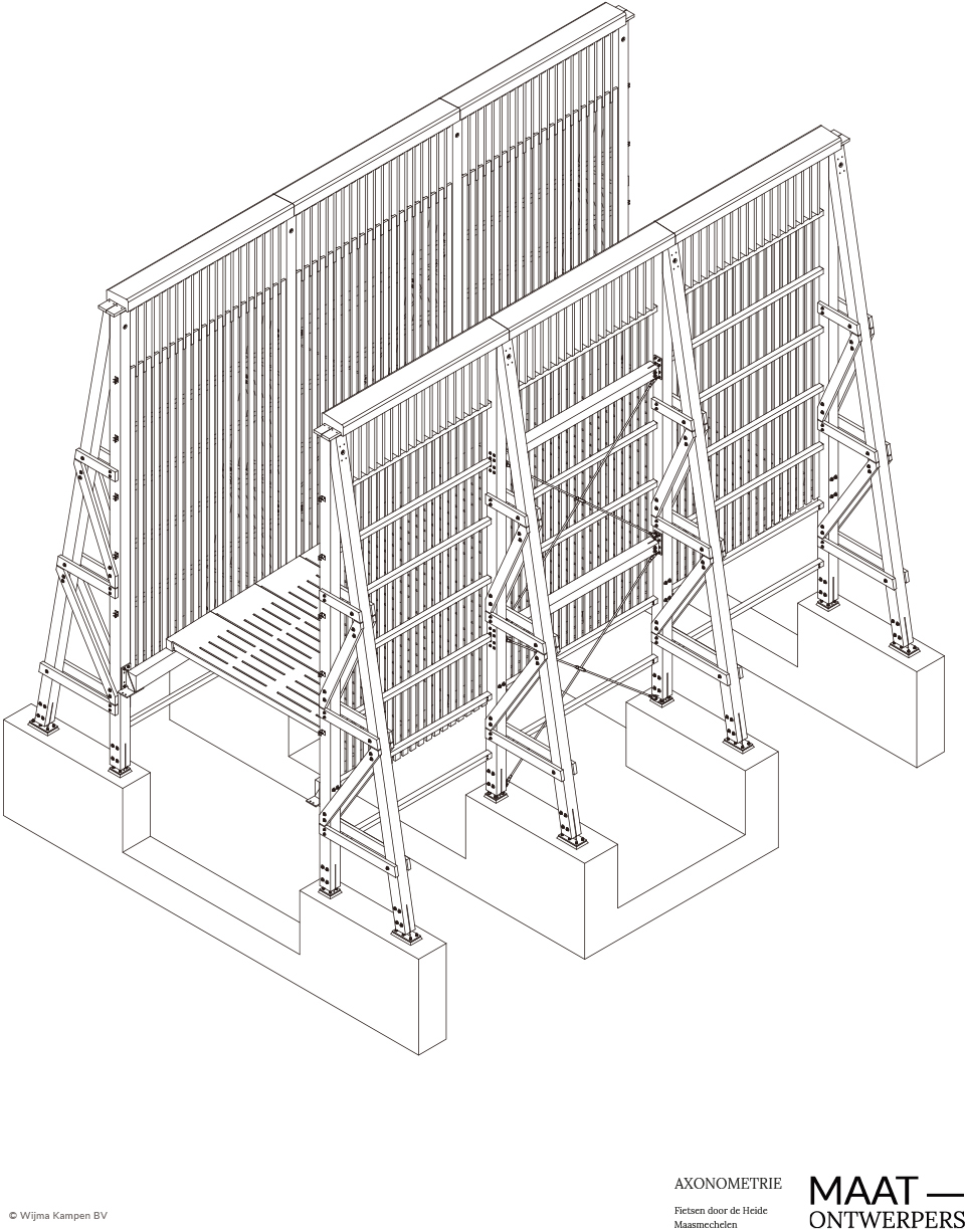 穿越石南荒原的自行车道丨比利时林堡丨Maatontwerpers 与 Witteveen+Bos 合作-52
