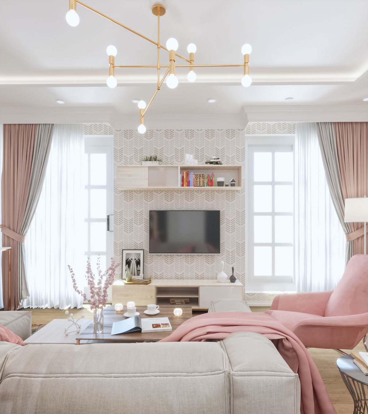 Simple living room-3