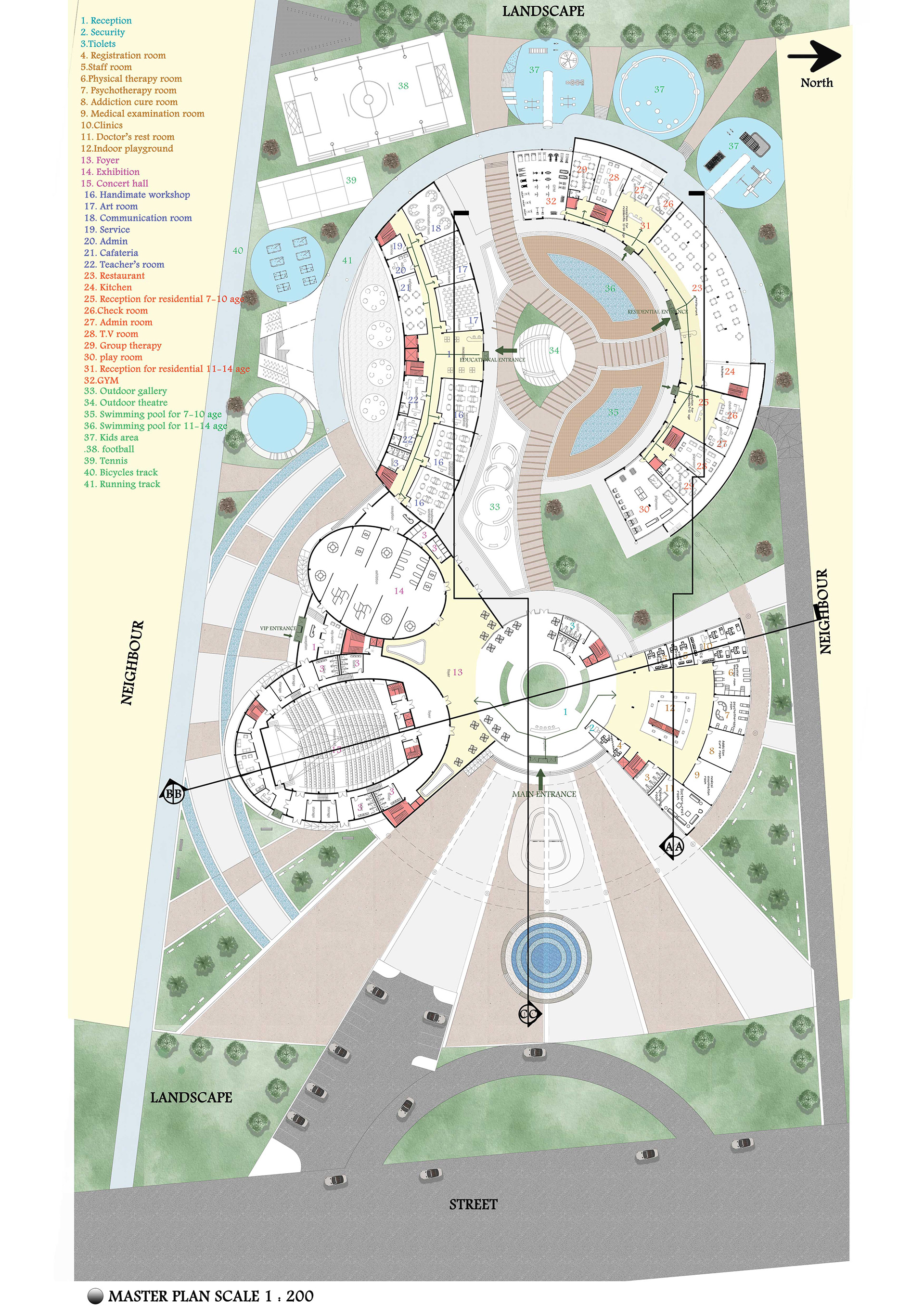 Rehabilitation Center (احتواء) 康复中心丨埃及开罗-18