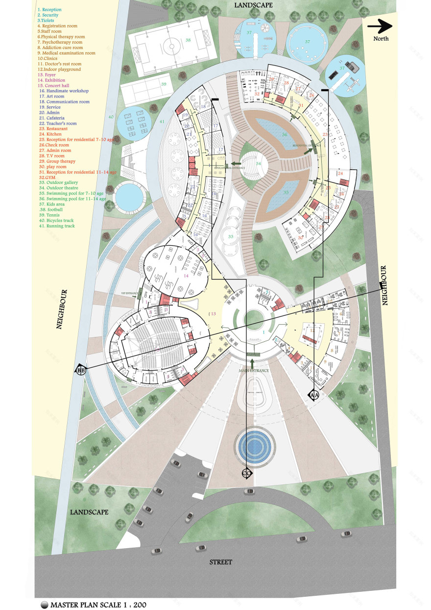 Rehabilitation Center (احتواء) 康复中心丨埃及开罗-18