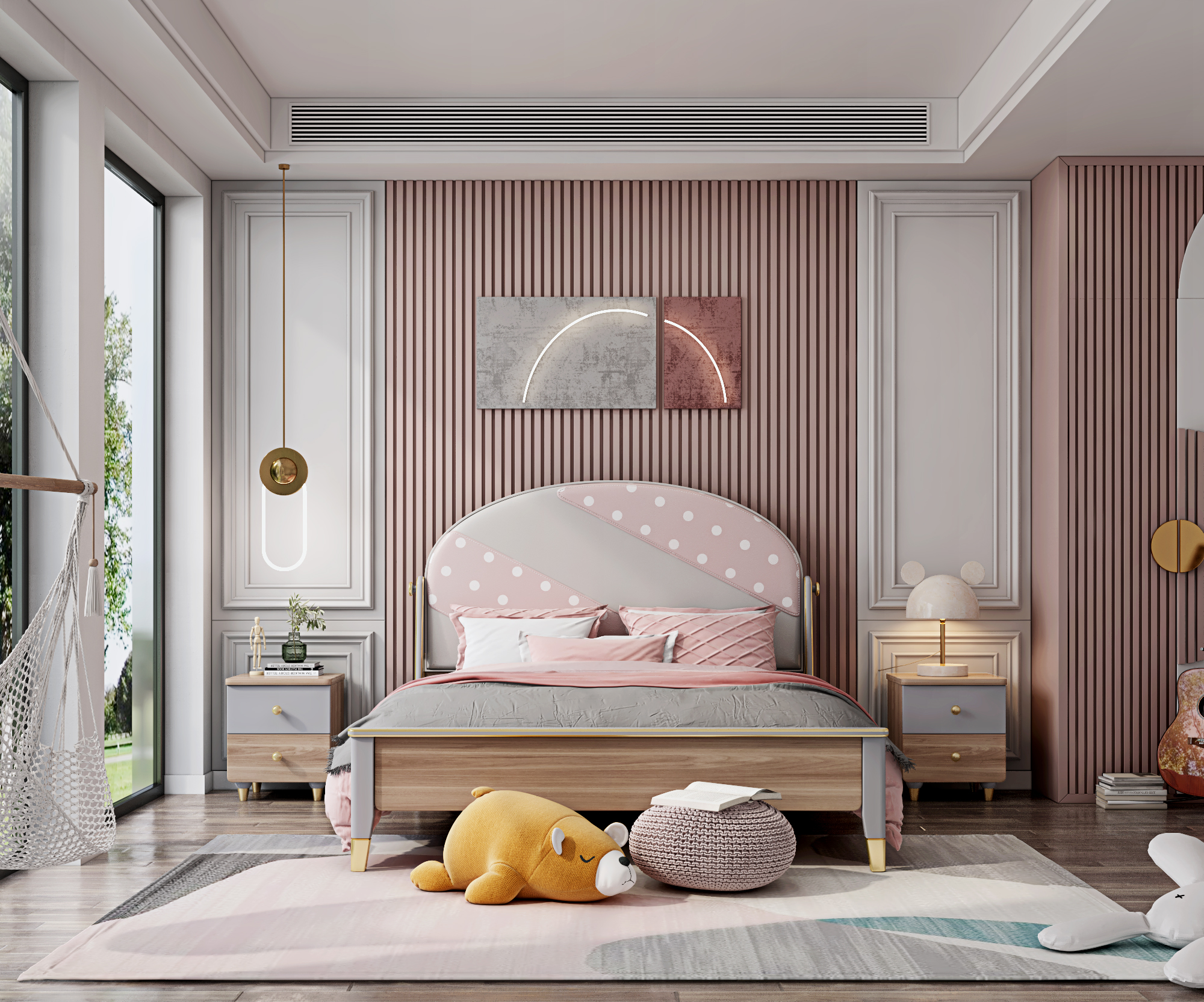 电商家具渲染儿童房间-38