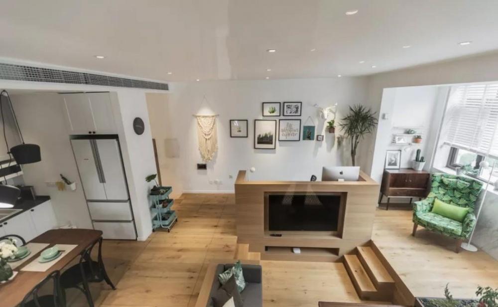 错落有致,60 平米囊括四海的丁克夫妻家居设计-88