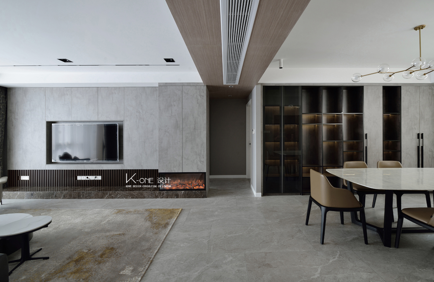 简约水泥灰,打造 152 平米现代精致生活空间-17