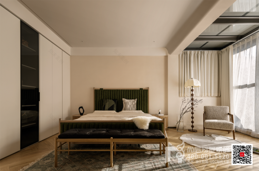 500㎡富春壹号院|木影流光·自然叙事的现代“剪影”别墅-36