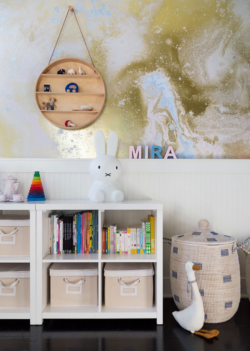 黑白对比的现代儿童房设计-4