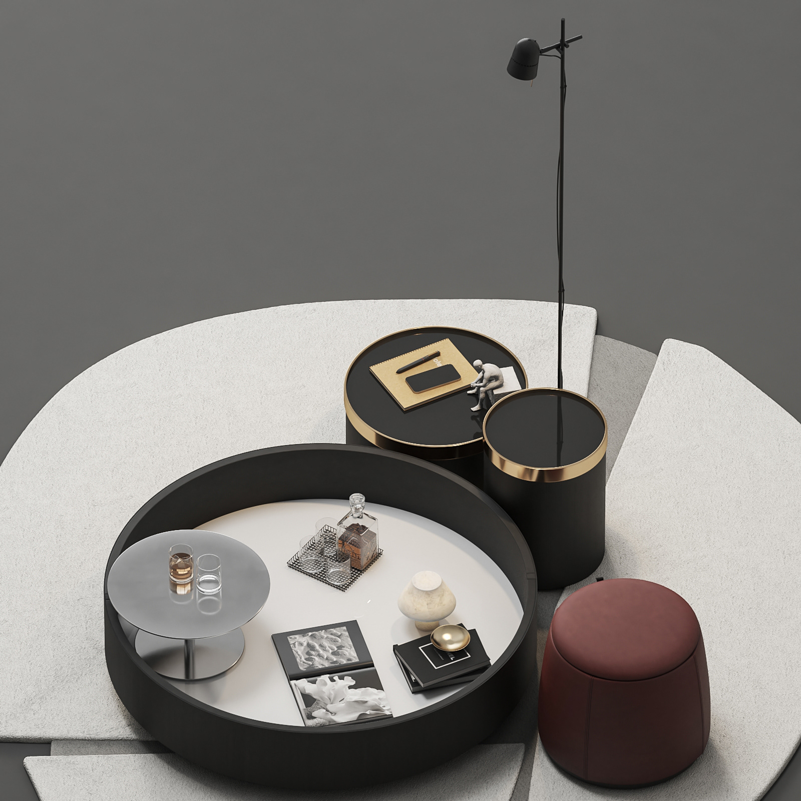 客厅家具套装(咖啡桌系列01)-4