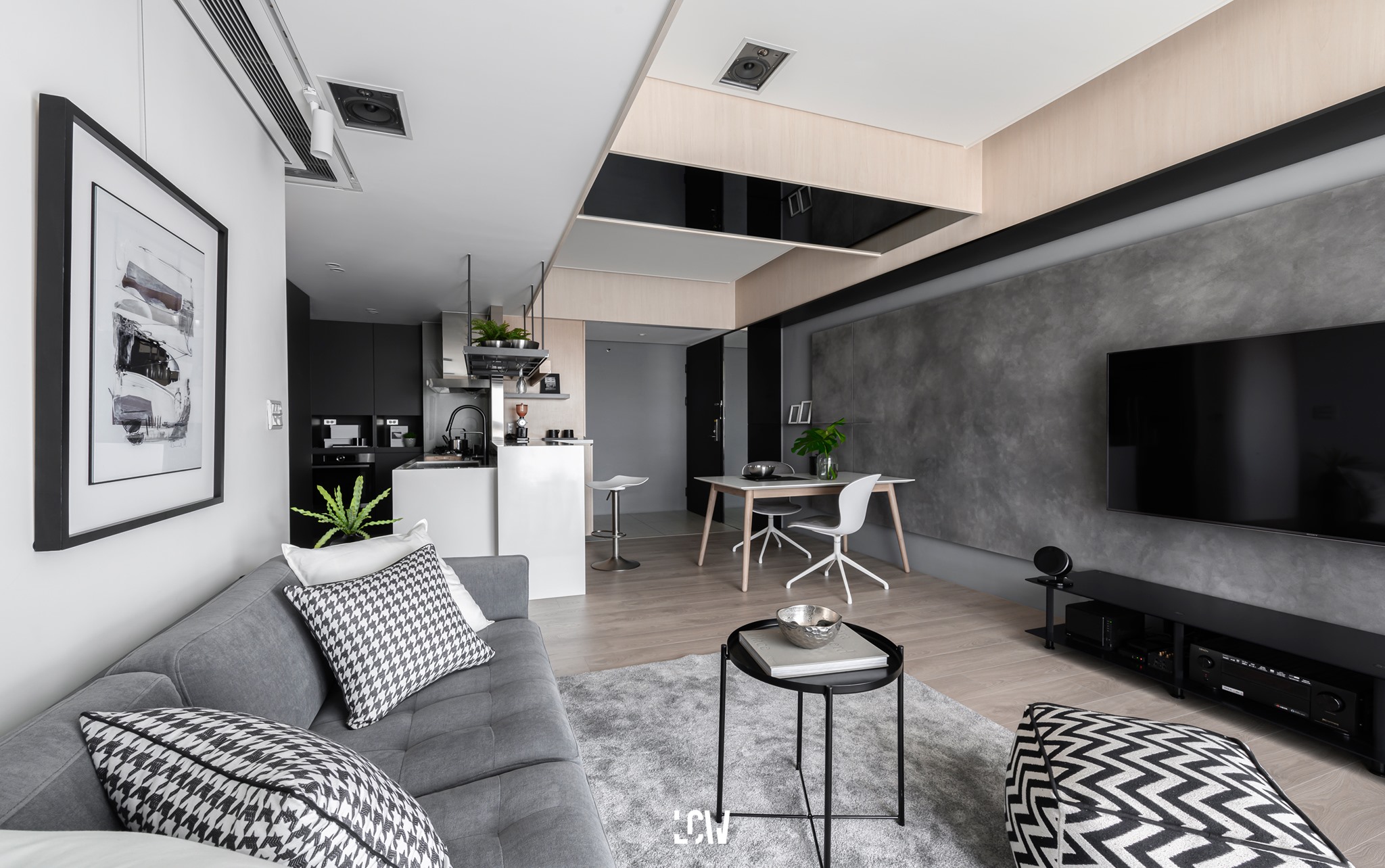 灰调生活空间 | “优の厨柜”打造舒适家居-16