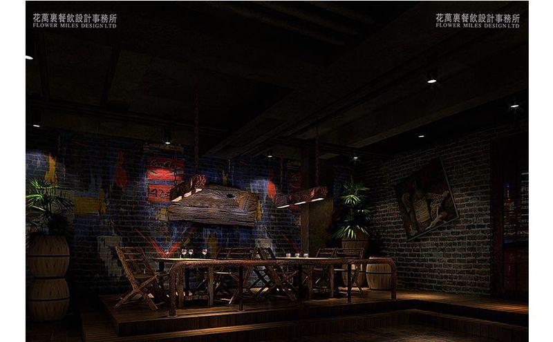 花万里主题餐饮设计-上海布朗石音乐餐厅-7