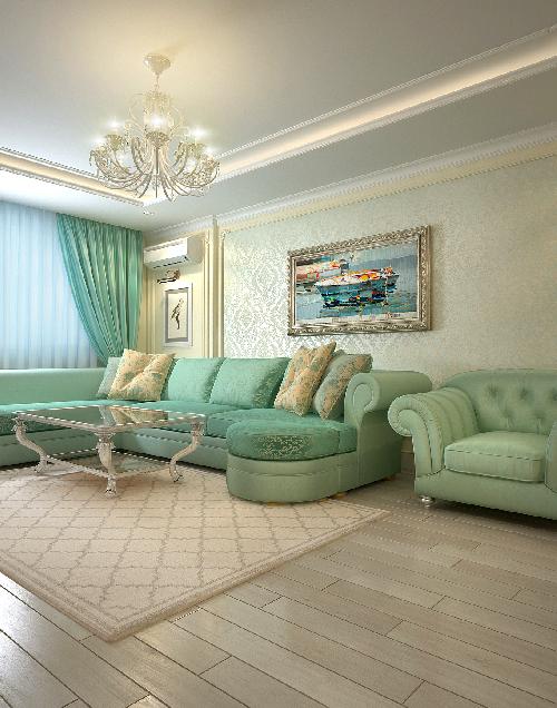 95平米现代风格公寓设计项目-36