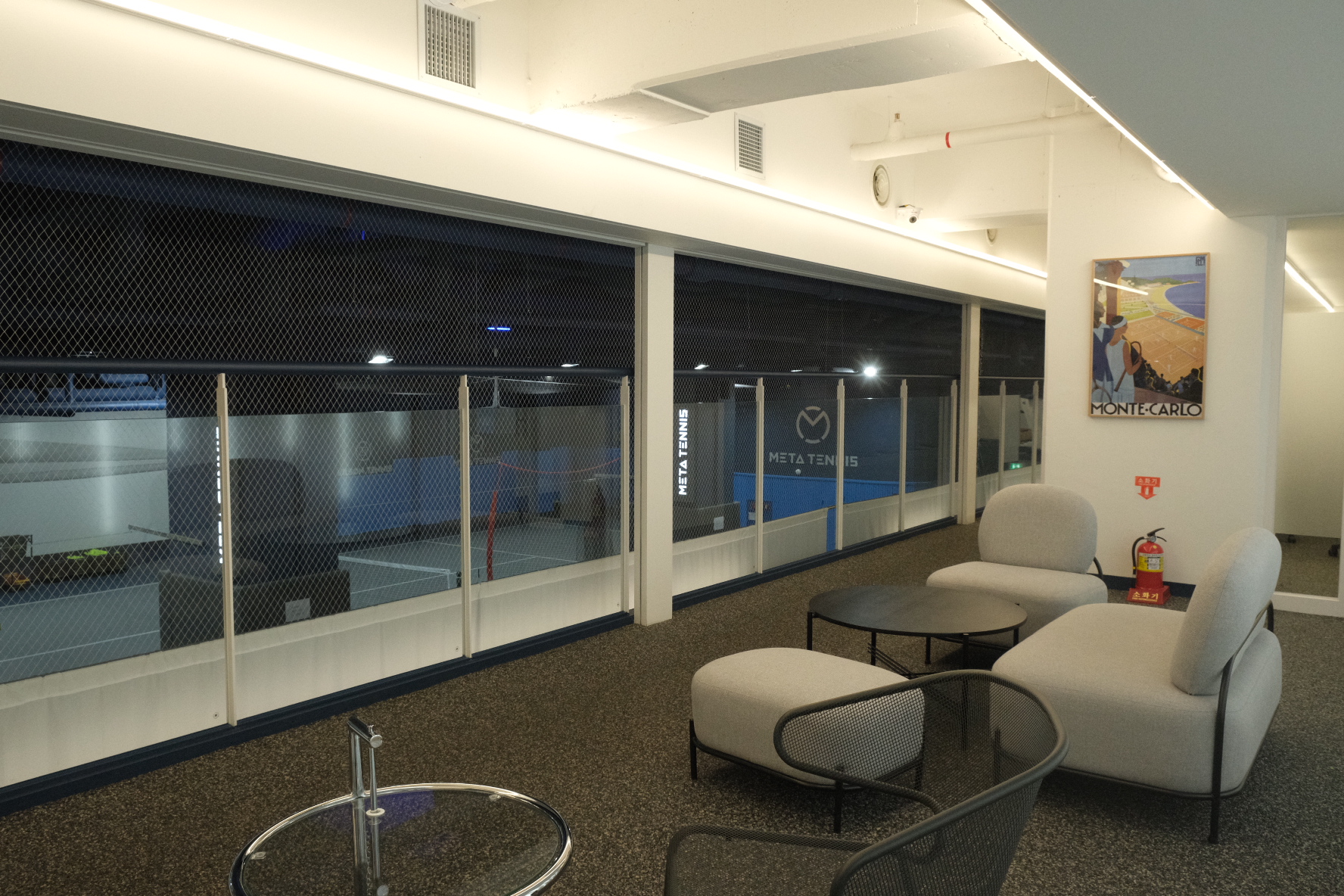 现代简约风 300 平室内网球场馆设计-10