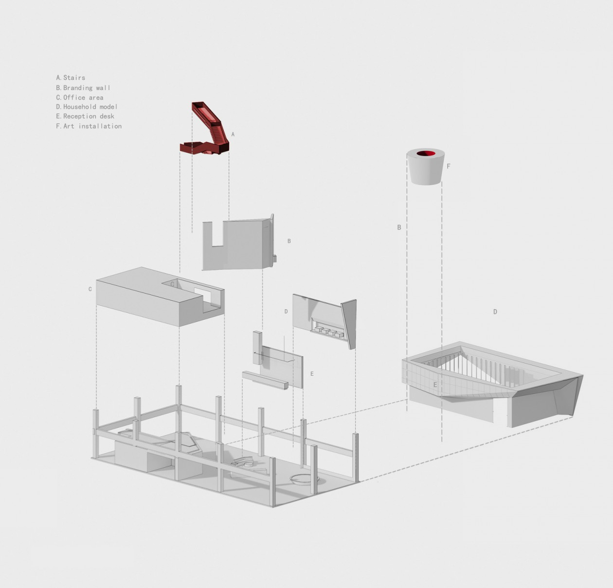 零次方空间设计 | 建筑空间的机械美学 | 徐州金辉· 信步兰庭营销中心-49