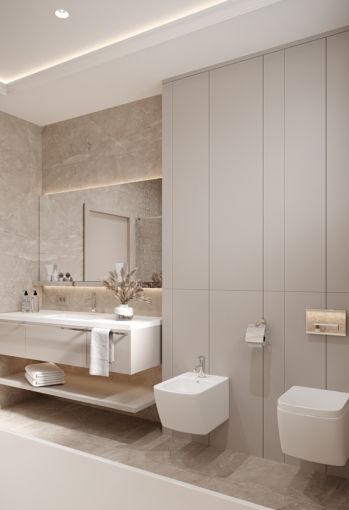 300平方米--浅色系空间设计-20