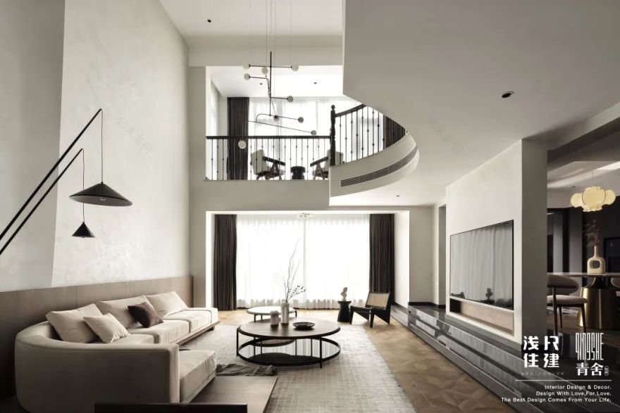 金汇园混搭风格别墅设计丨浅尺住建-45