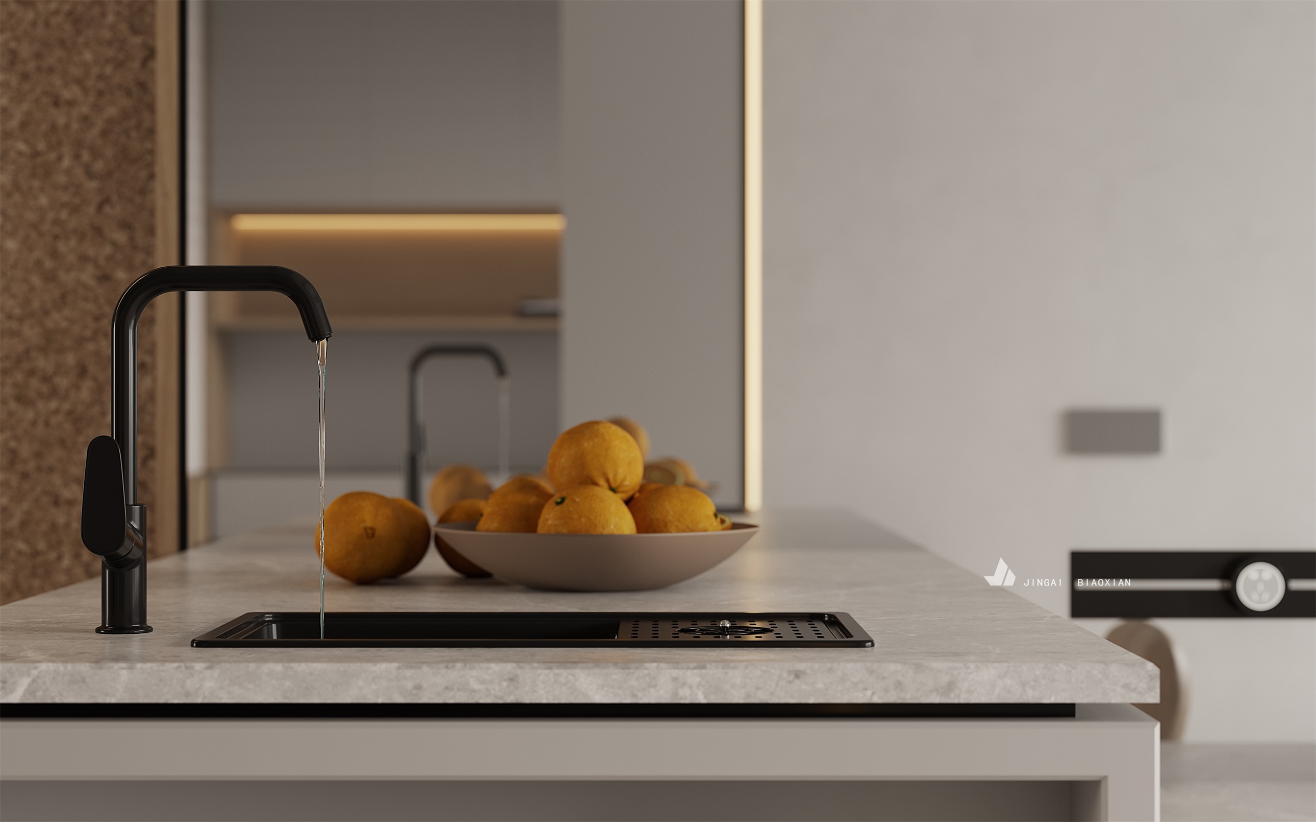 金该视觉呈现的时尚办公空间丨朱晨毅-30