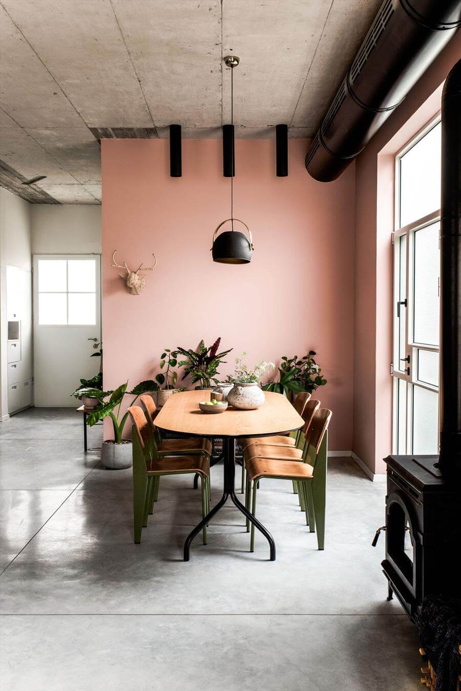 工业风姐妹合住双户住宅设计丨室内设计师雅艾尔·戈尔比茨-33