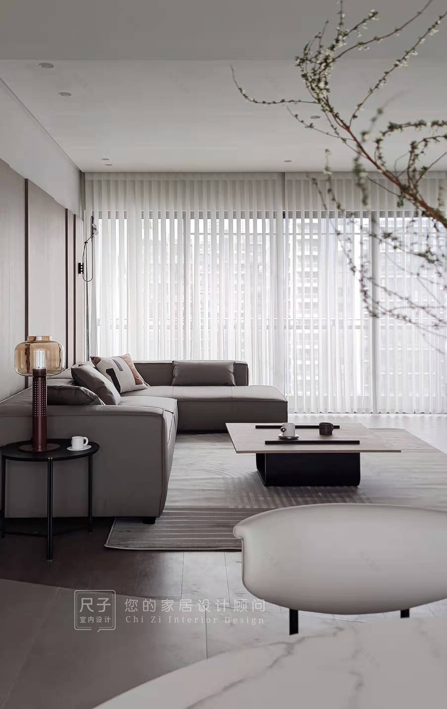 简约侘寂风家居设计丨中国深圳丨尺子室内设计-19