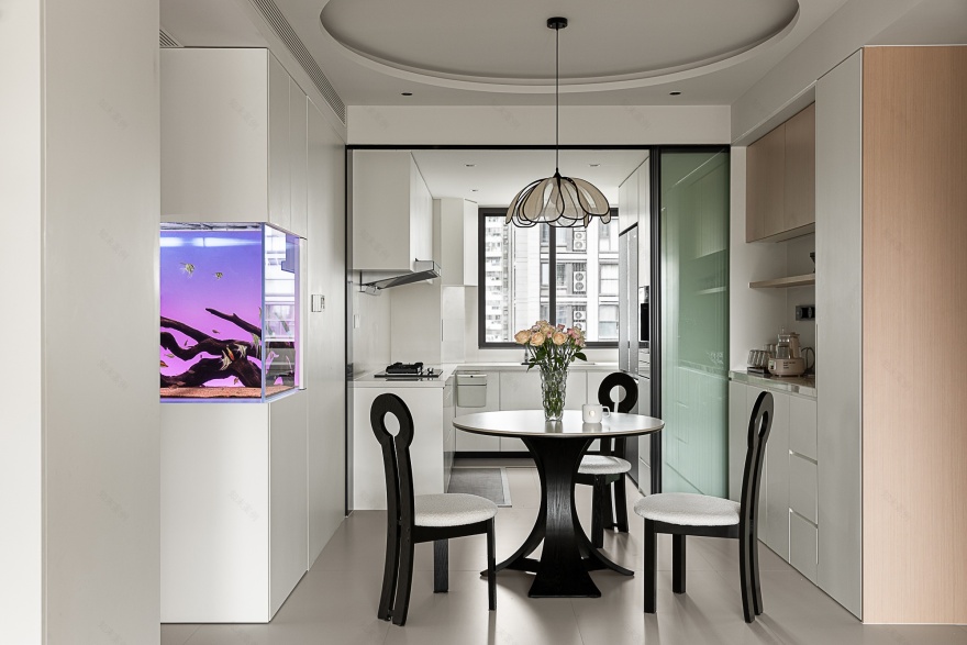 140㎡阳光容器 把光揉进每个平方的极简主义丨中国杭州丨SJD春茉空间设计-23