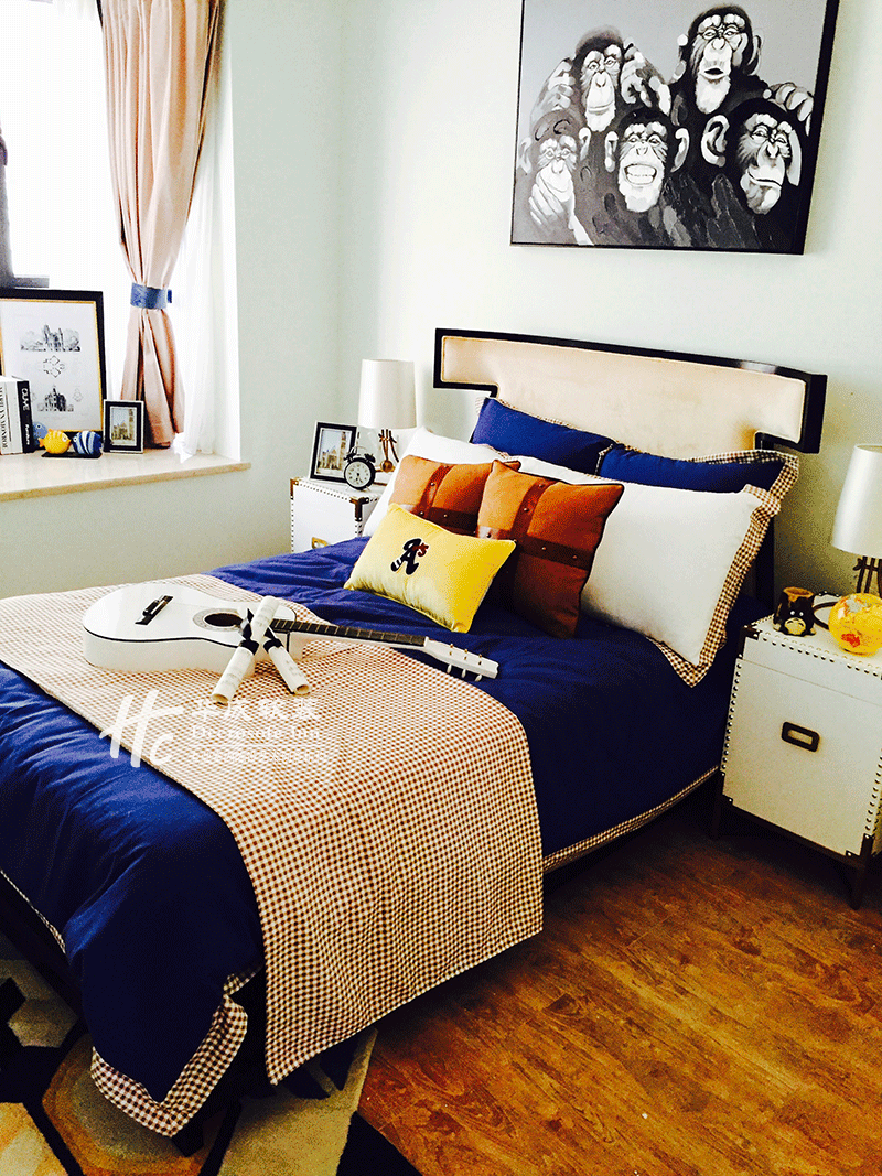 【华成美域设计】兆信-禧悦湾样板间F3-1 75㎡雅致国风-21