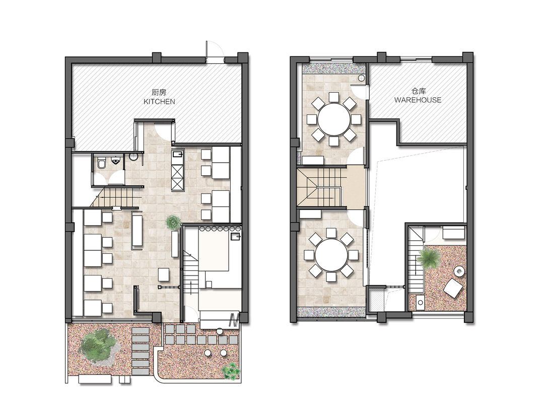 马苏娅咖啡&椒棠氛围餐厅丨中国杭州丨杭州南北边界空间设计有限公司-37