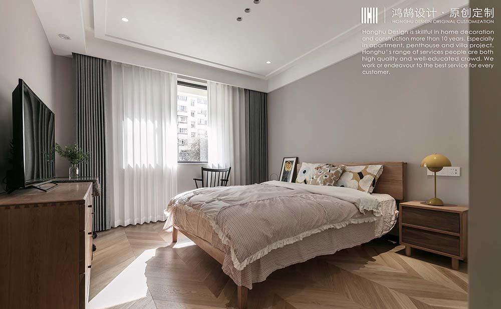 微水泥极简风平层公寓设计丨中国上海丨上海鸿鹄设计-26