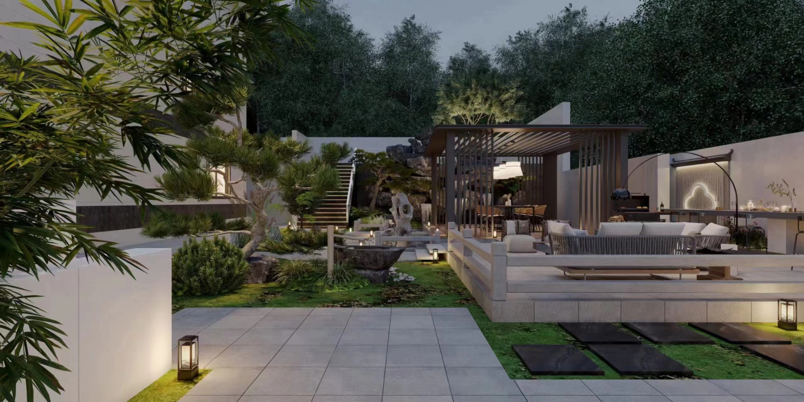 室外设计——庭院景观-4