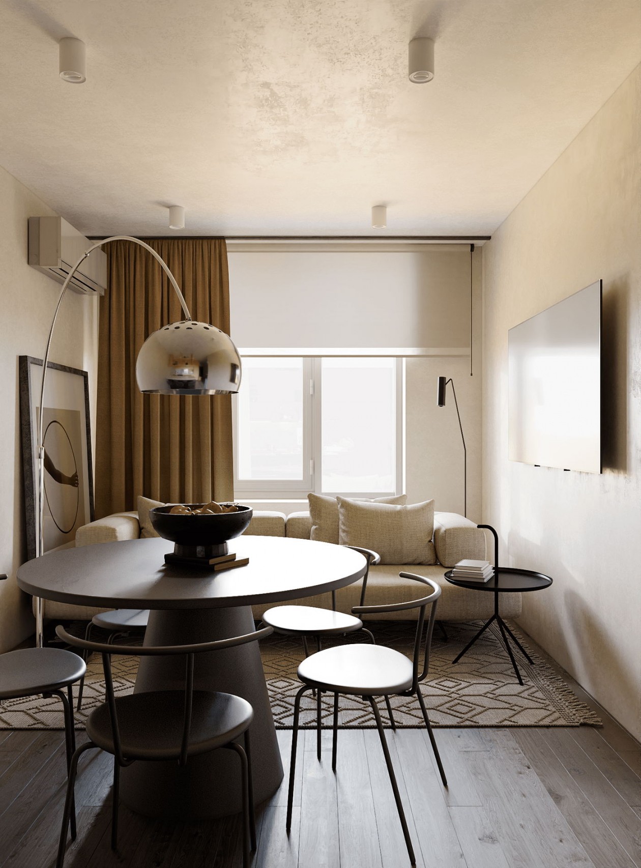 乌克兰70㎡ 浅色系空间设计 温柔极了！-10