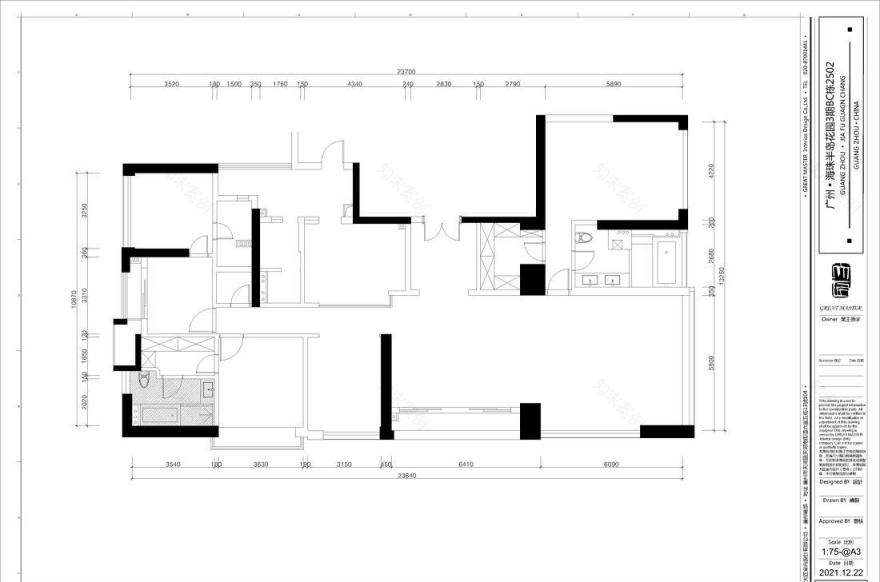 炫酷摩登的精装房改造-14