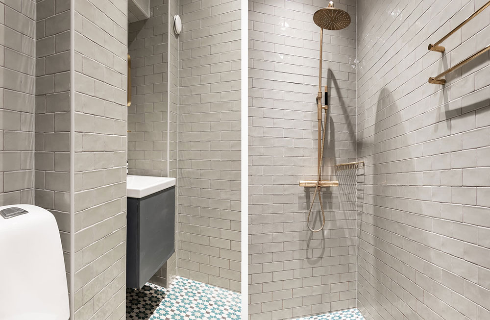 蓝色点缀的温馨斯德哥尔摩公寓-22