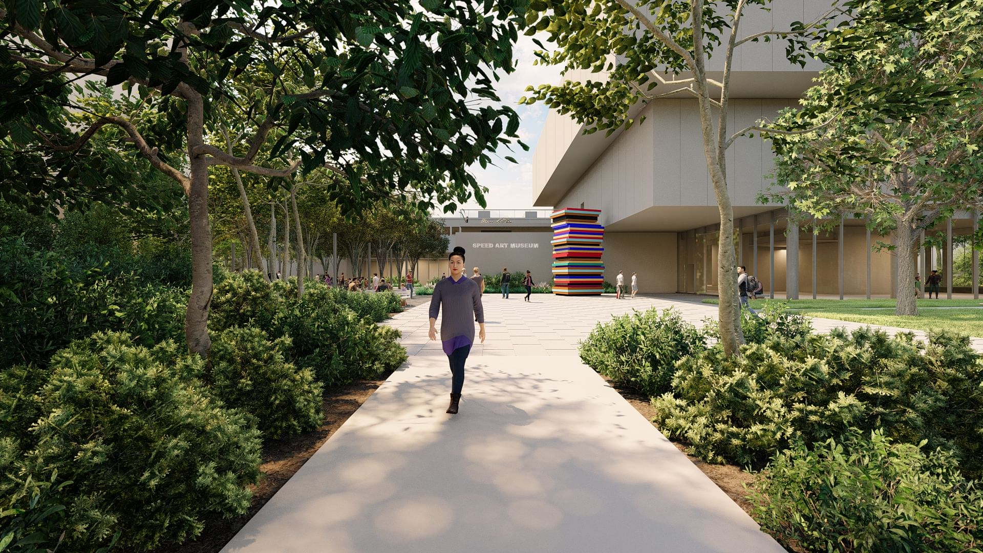 路易维尔斯皮德艺术博物馆雕塑公园丨美国肯塔基丨Reed Hilderbrand景观建筑公司-13