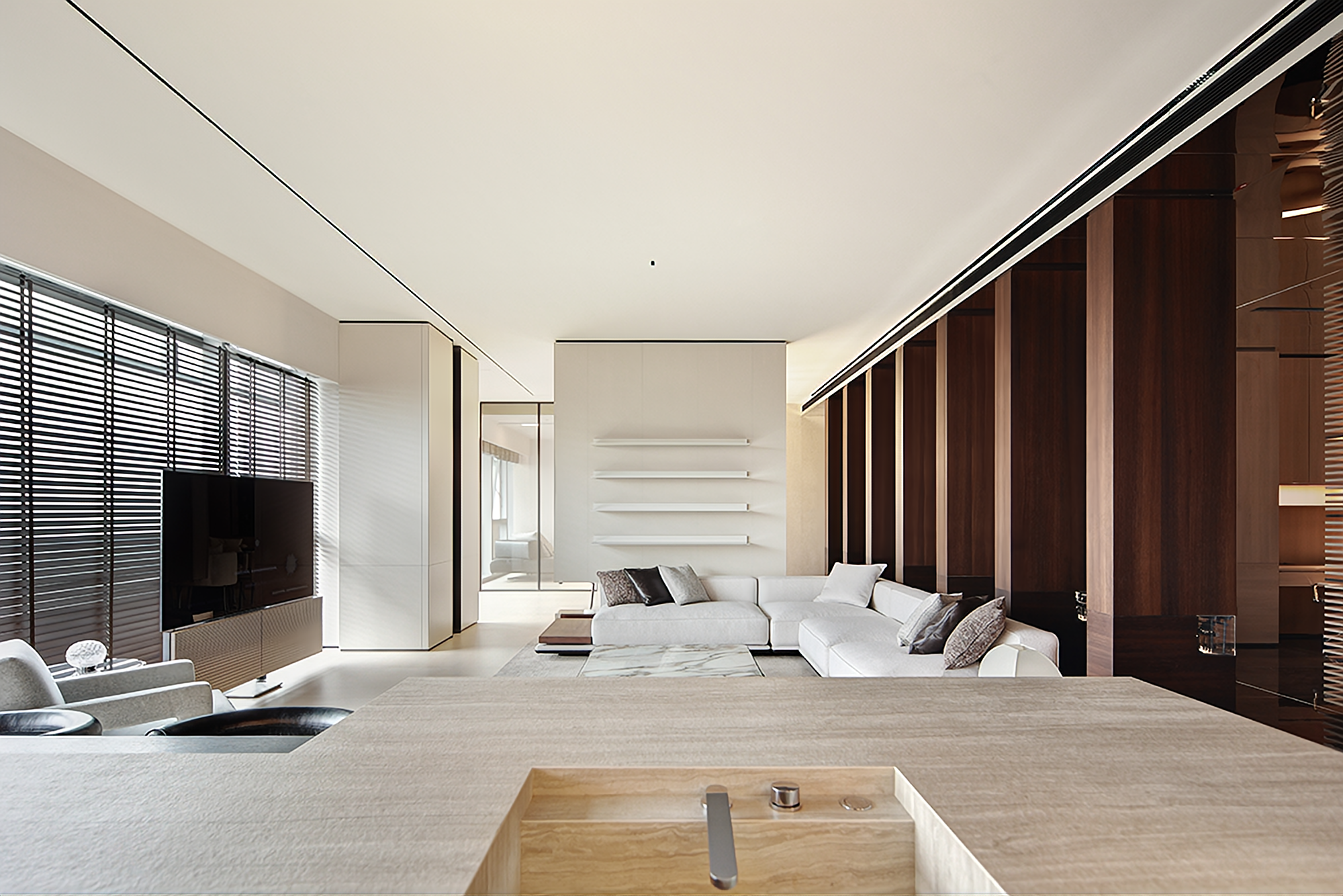 陕西鸿图锦泰建设工程有限公司办公室设计丨中国西安丨四川几梵建筑设计有限公司-35