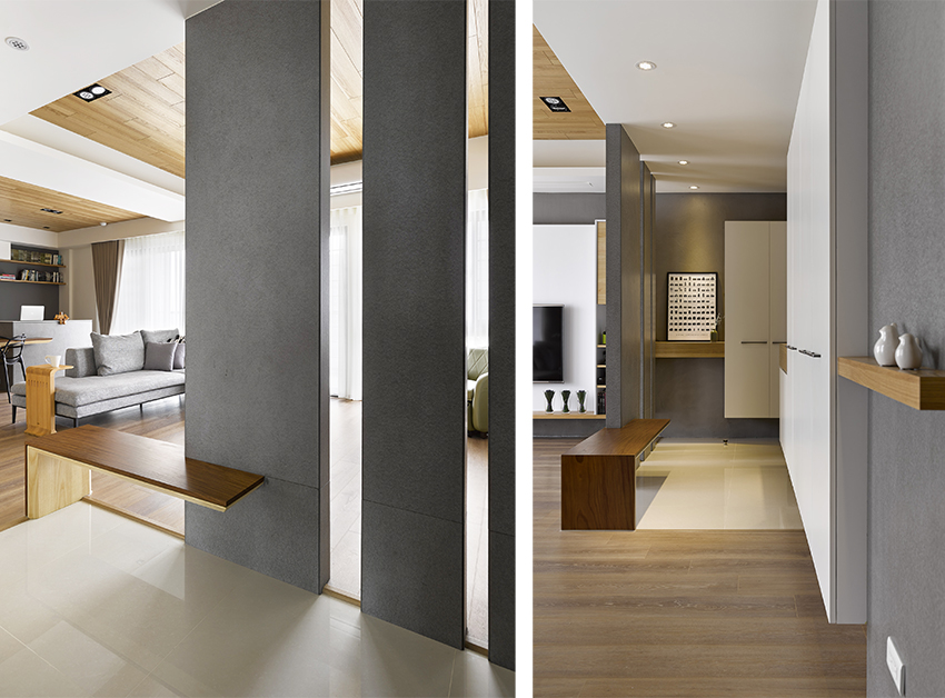 台北 35 坪实木温馨宅 营造亲子互动空间-3