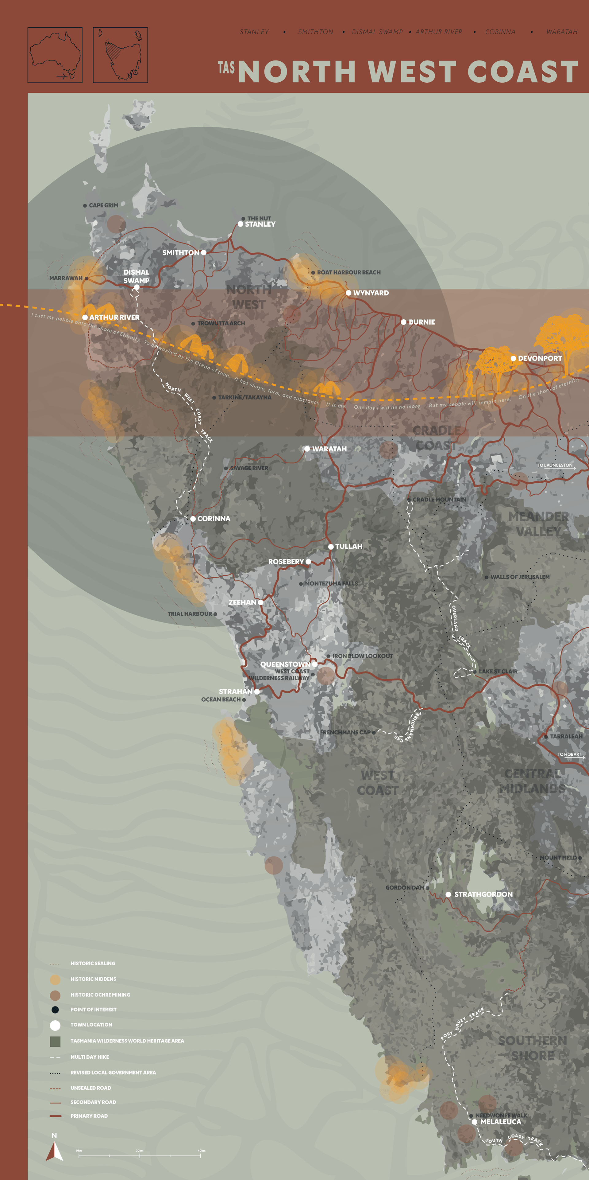 Edge of the World景观建筑设计论文项目丨澳大利亚塔斯马尼亚-29