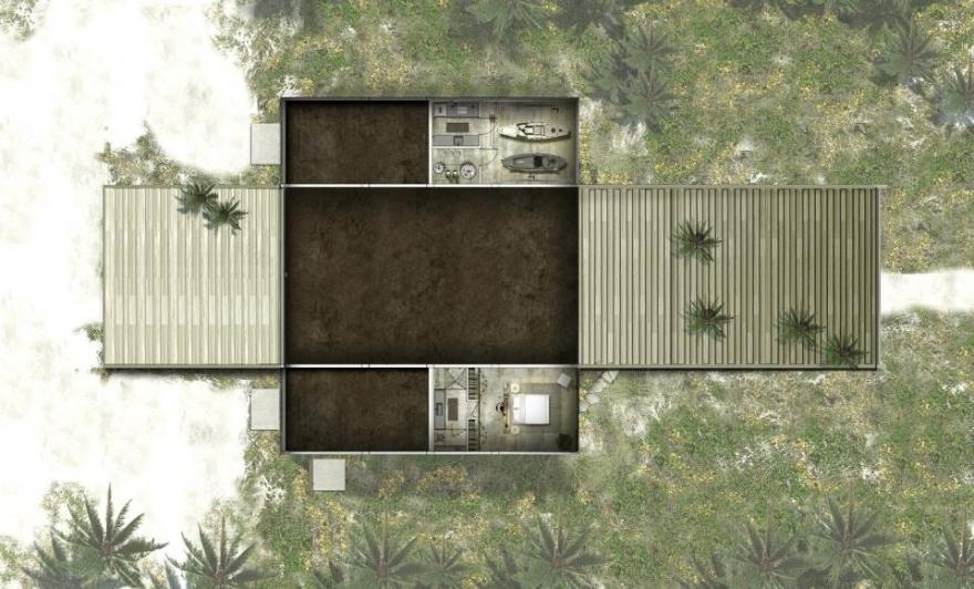 Oppenheim Architecture--巴哈马沙丘上的面朝大海的优雅住宅-37