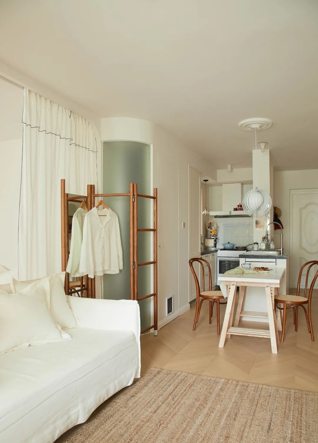 42㎡法式风情小户型设计丨中国北京-16