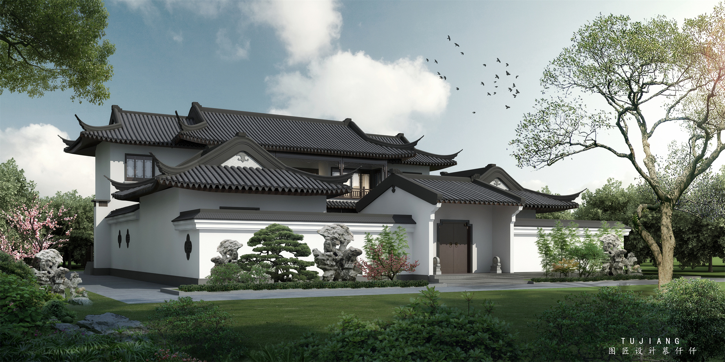 古风建筑外立面案例分享-3