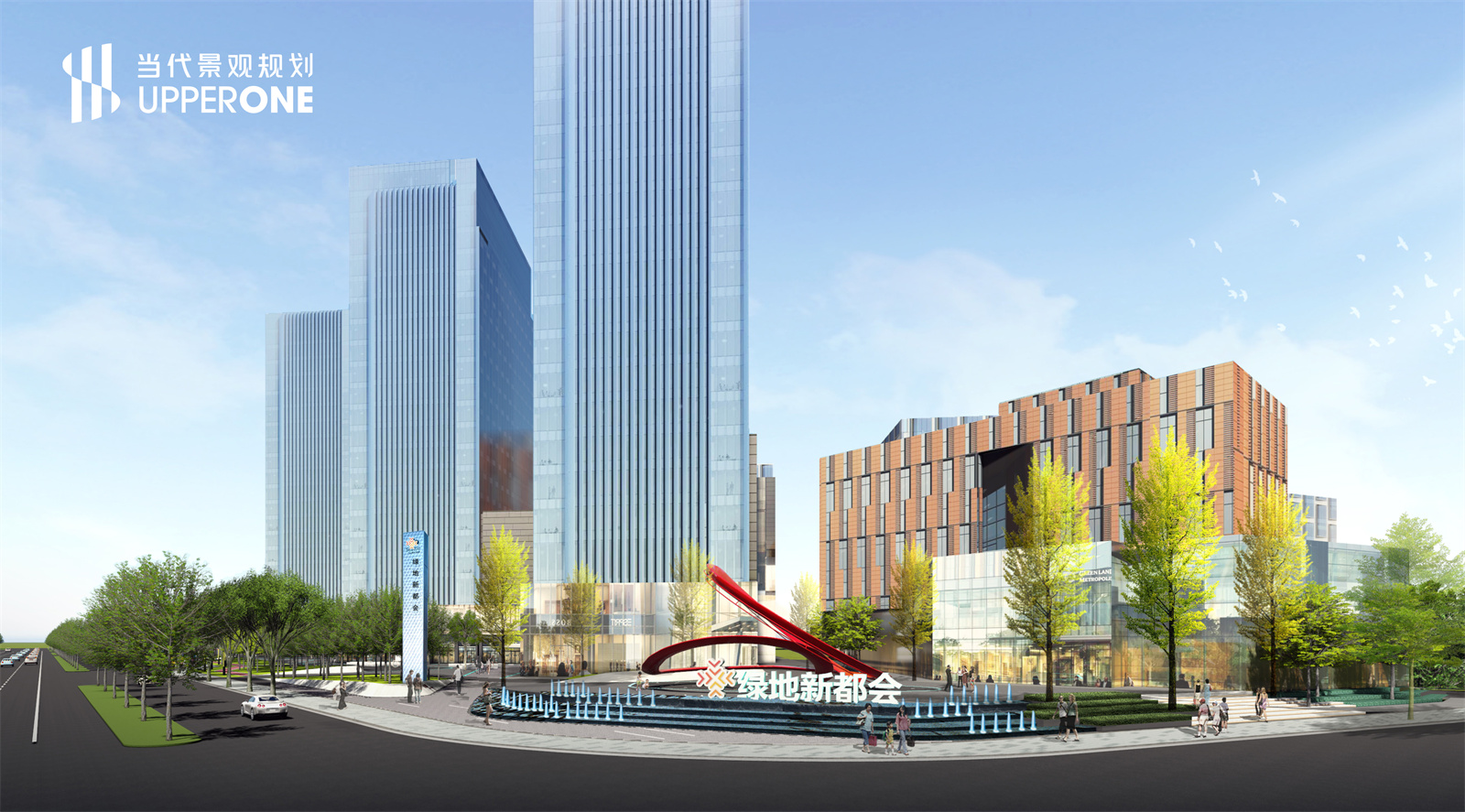 河南郑州绿地新都会景观设计分享|当代景观规划-0