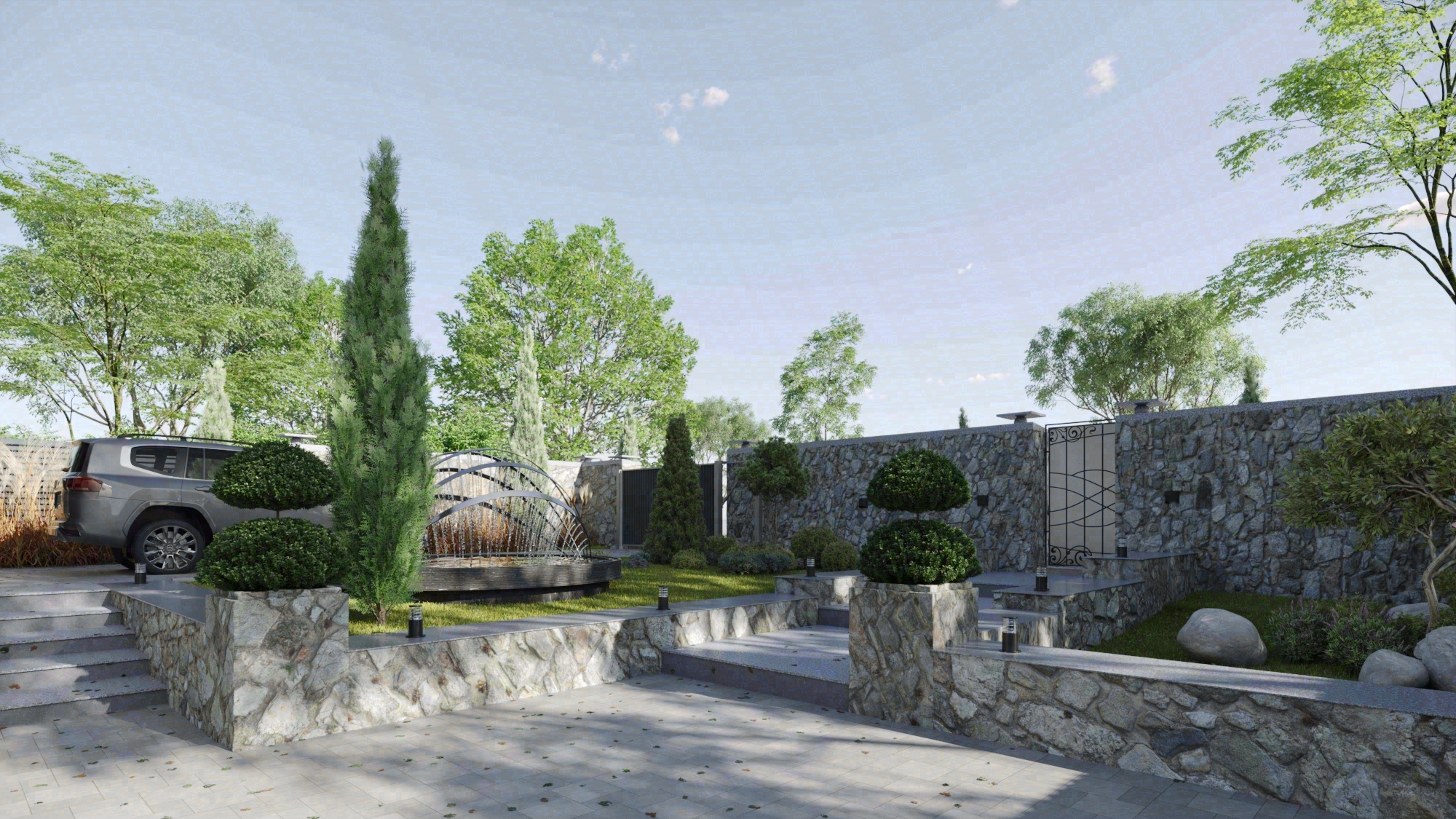 City villa renovation and exterior design-10