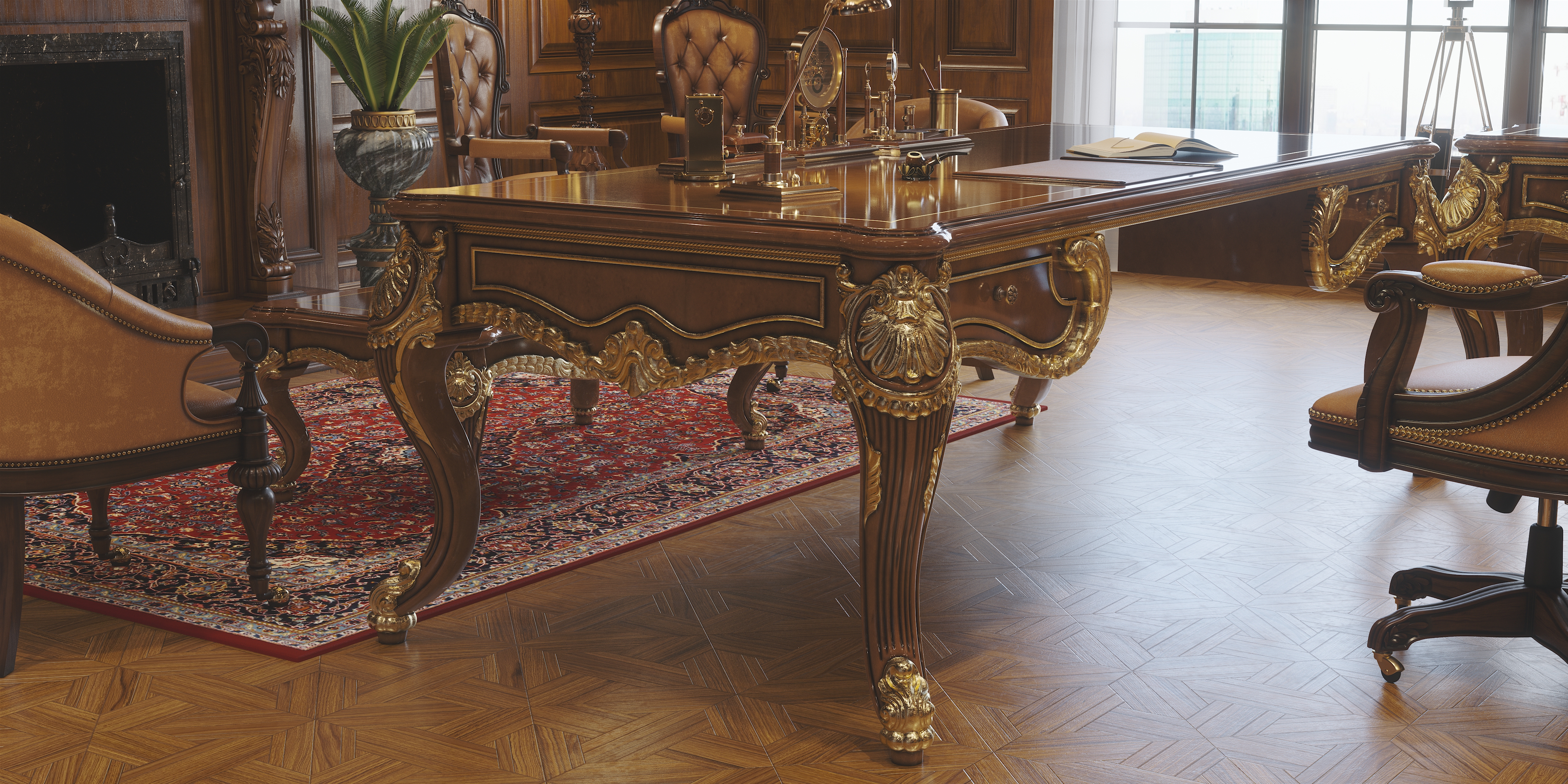 ODESSA LUKENS 行政办公桌套装丨土耳其丨Nariman Akhad-7