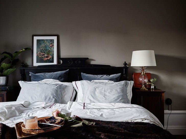 Stockholm 历史底蕴的暗色调公寓 (83 平米)-16