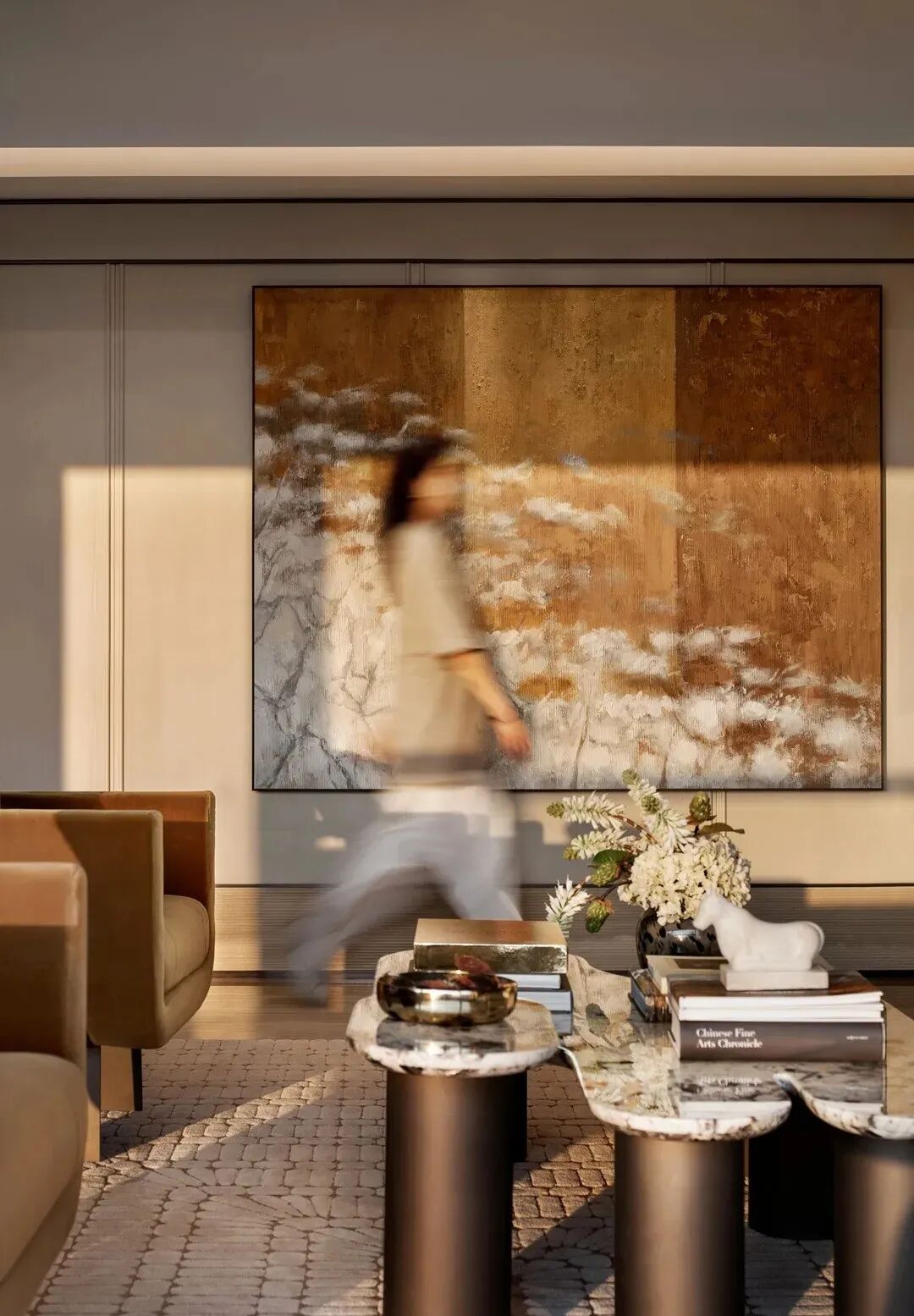 211㎡暖色系，富人圈都爱的隐奢风！-15