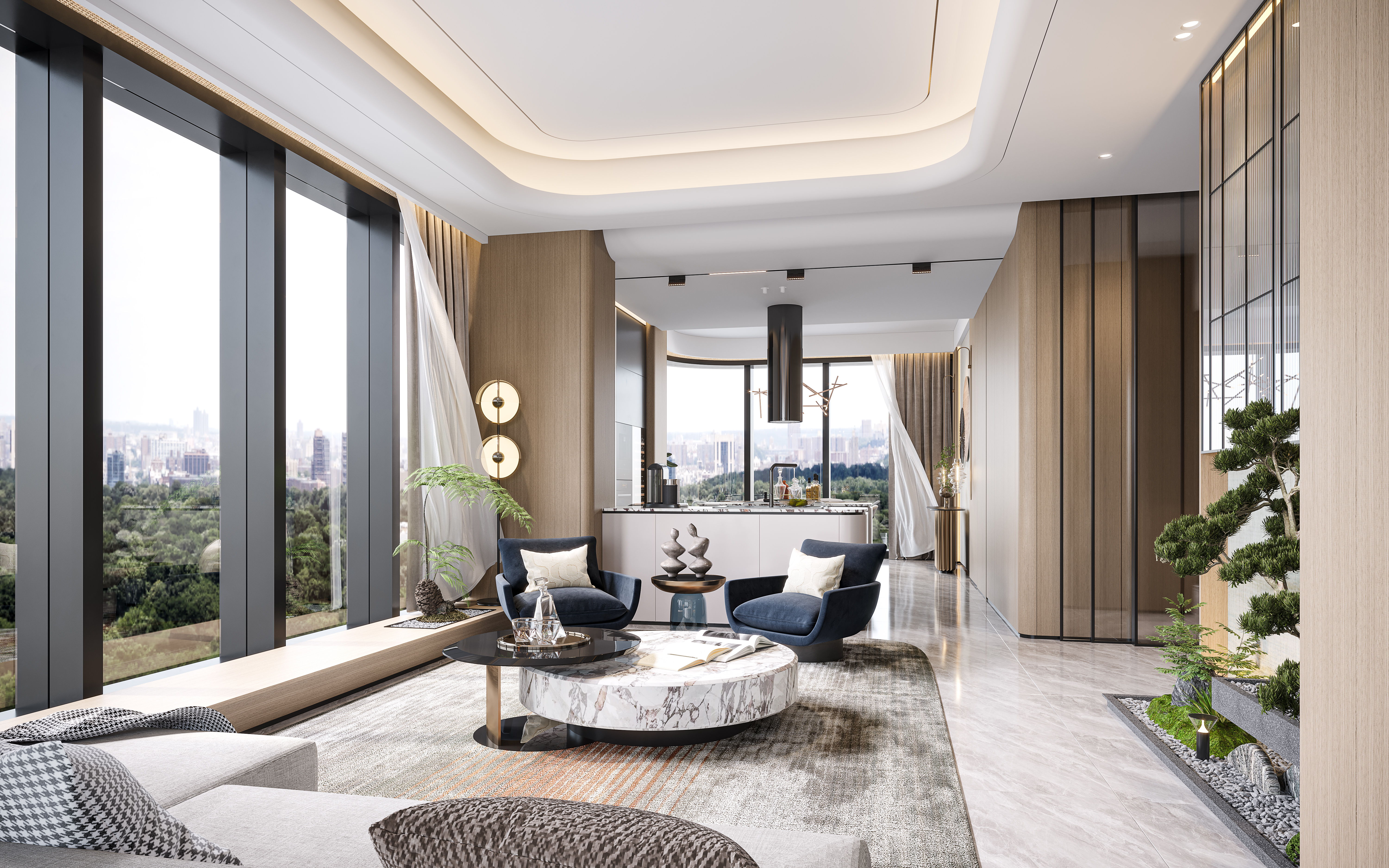 样板间案例，高级审美，至简格调，不失其华。-9