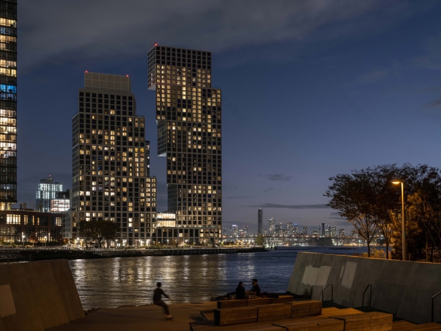 OMA 设计的纽约 EAGLE + WEST 住宅塔楼,巧妙解决空间限制问题-75