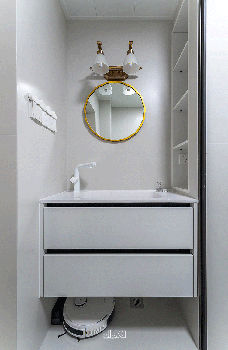 理想的奶油风未来四口之家设计丨中国北京丨久栖设计-54