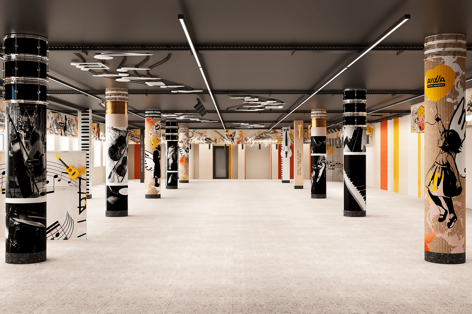 AIWA MARKET 超市室内设计丨乌克兰文尼察丨Julia Vin-44