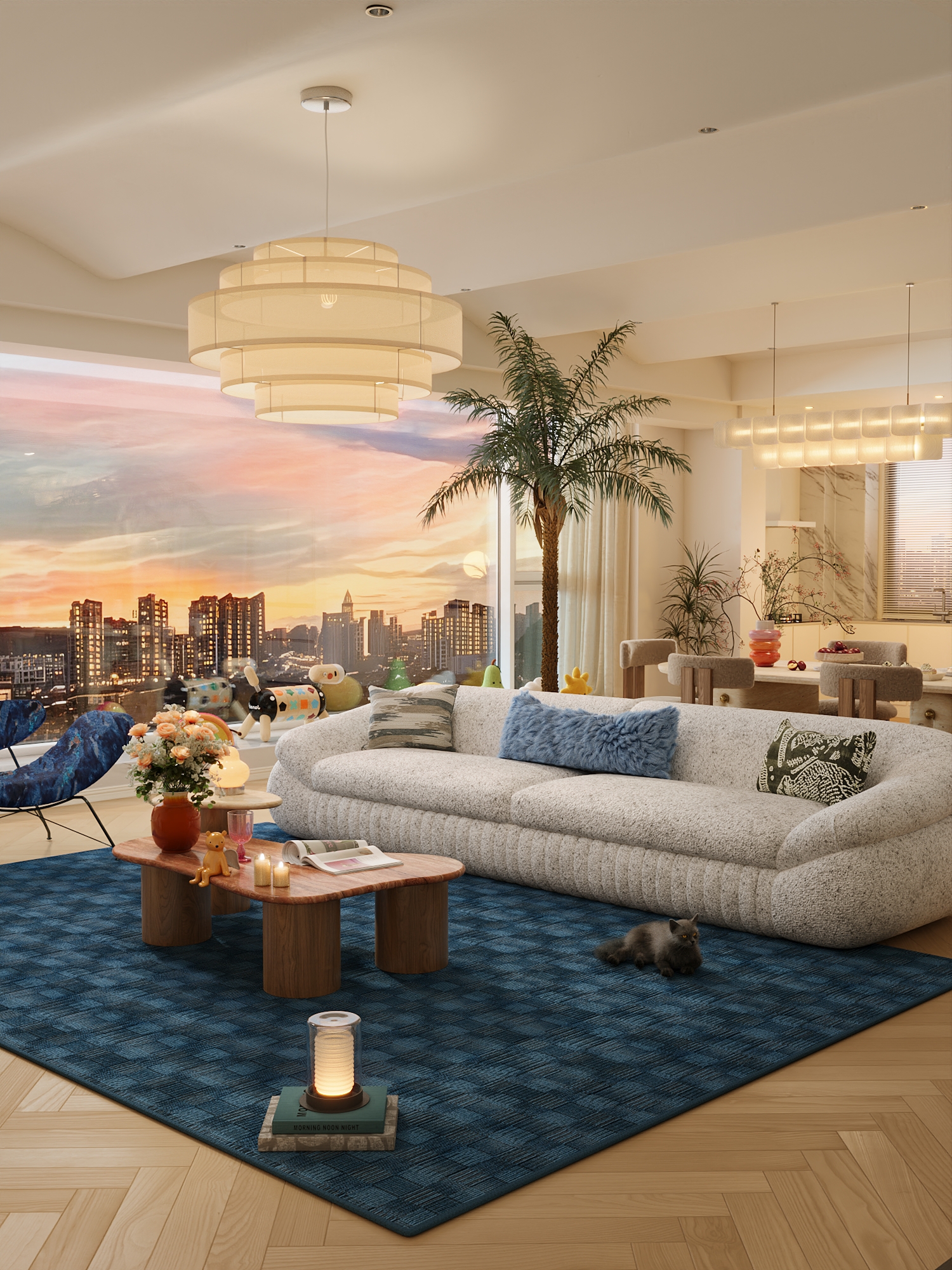 自然主义·中户型横厅空间  高端家具-4