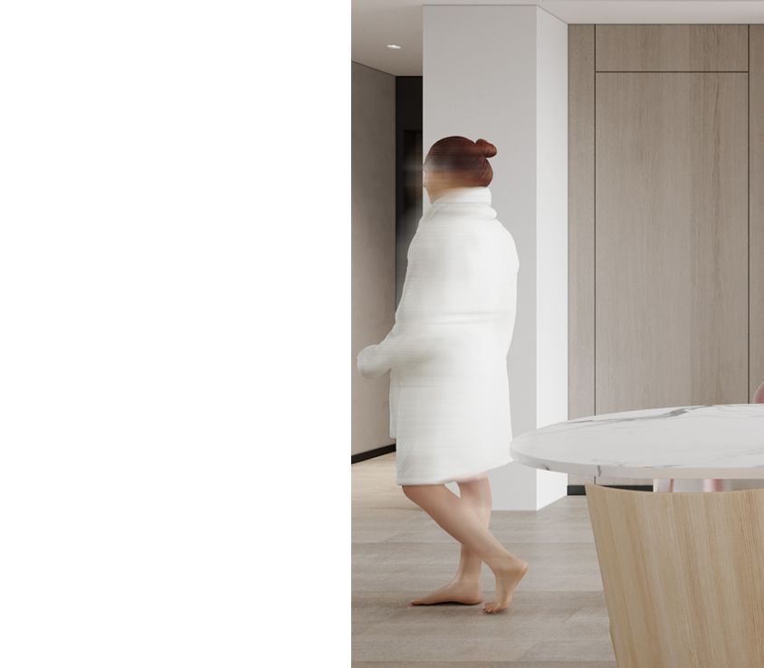 绍兴晓棠品园私宅设计,隐形门、卡座、木质飘窗打造趣味空间-11