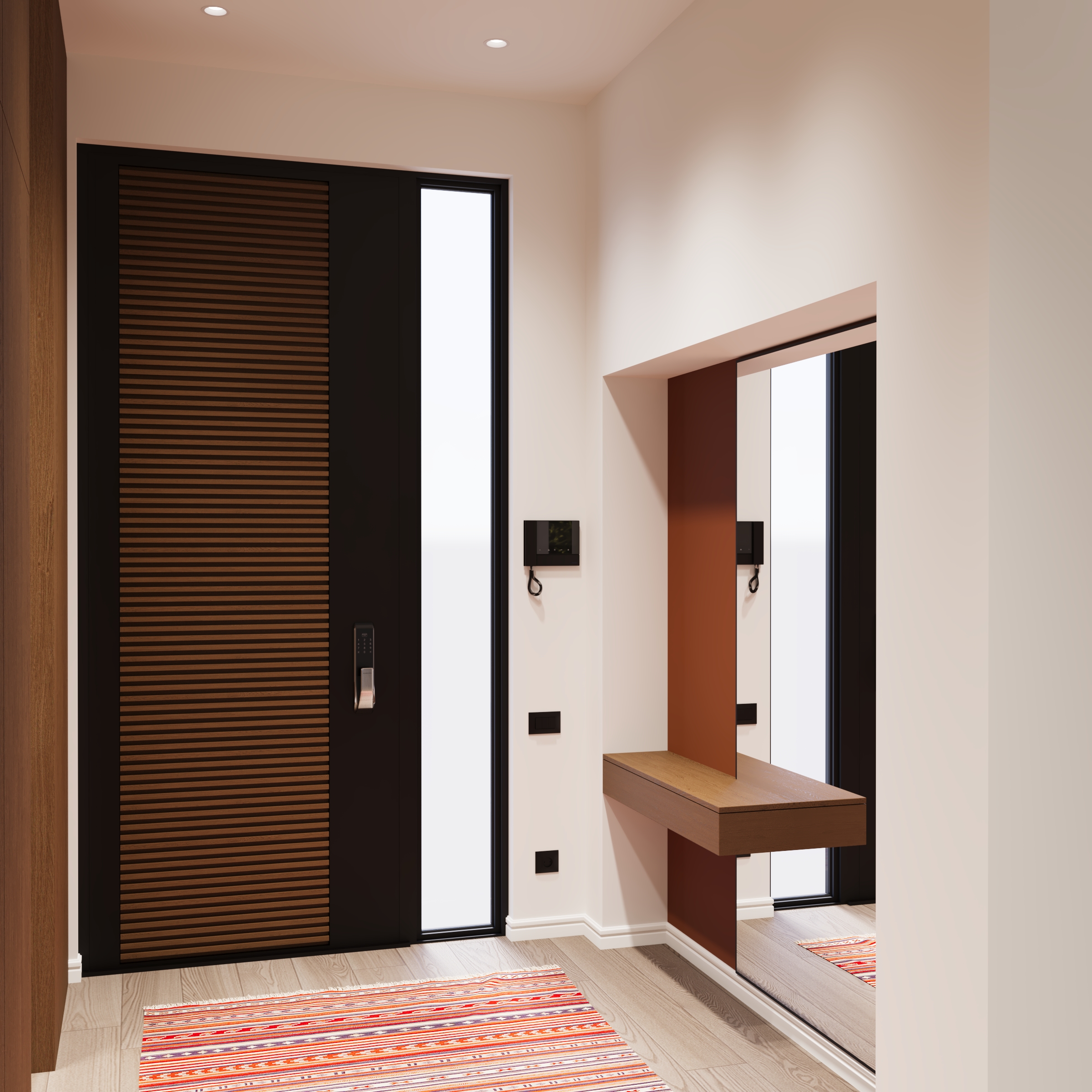 Modern Living with Warm Accents-8