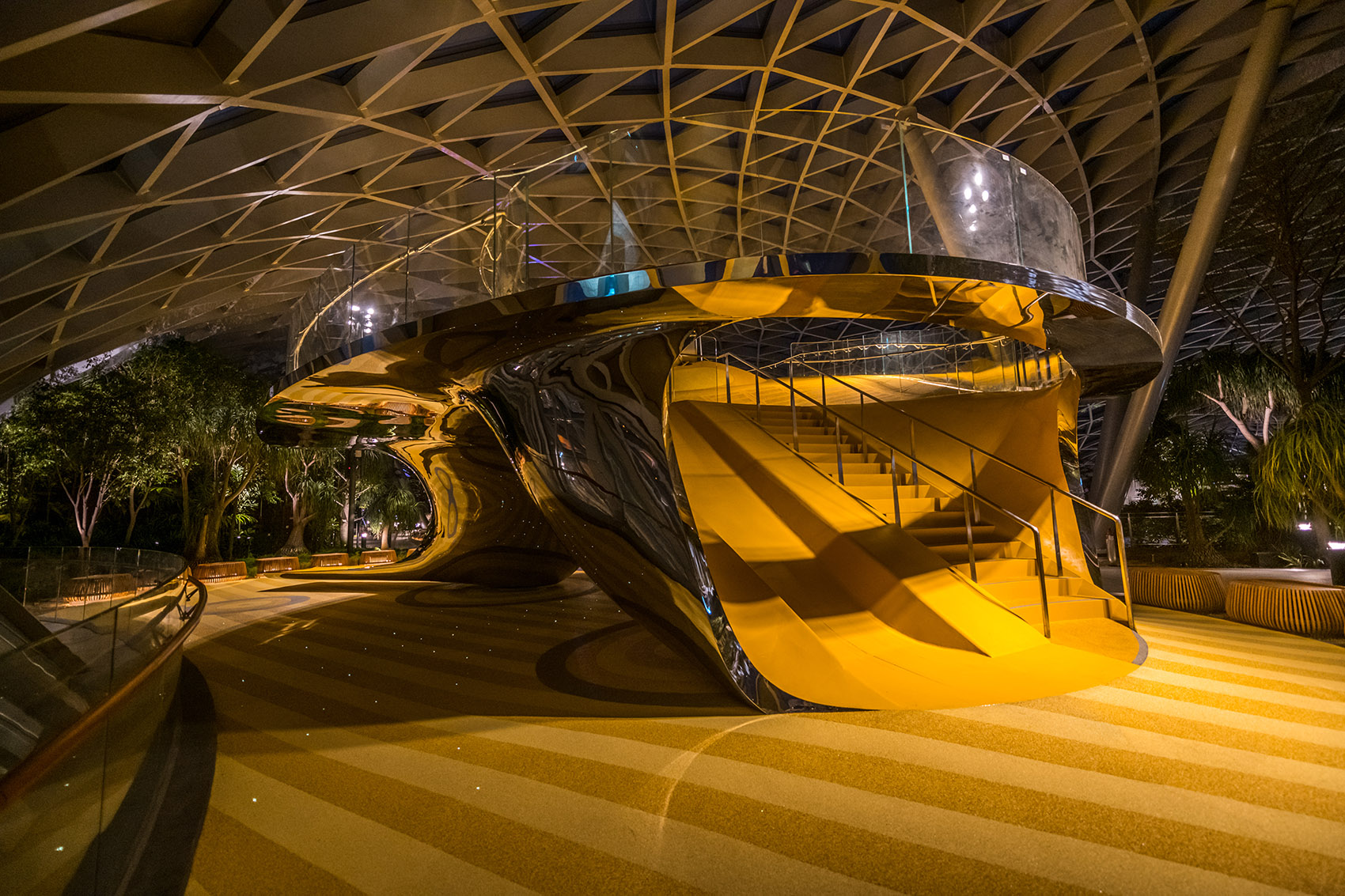 Jewel樟宜机场大楼探索滑梯，新加坡 / Carve + Playpoint-60